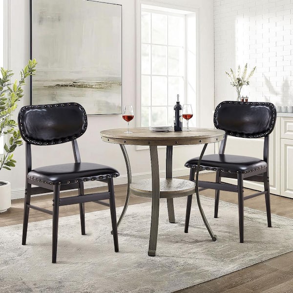 industrial style leather chairs