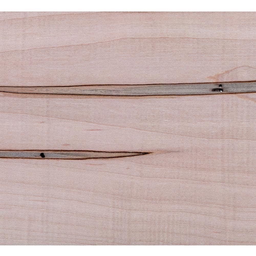 Natural Unfinished Ambrosia Maple U-Shaped Decorative Beam