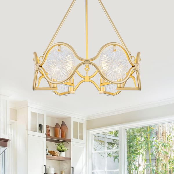 French Art Deco and Art Nouveau Brass and Frosted Glass Degué Style Chandelier F French Art Deco and Art Nouveau Brass and Frosted Glass Degué Style Chandelier F