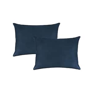 A1HC Waterproof Cloud Burst 12 in. x 20 in. Outdoor Throw Pillow Covers Set of 2