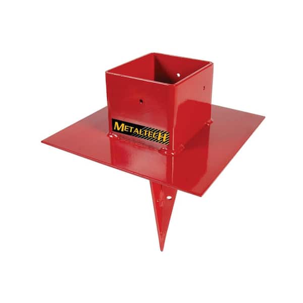 Pump Jack 8 in. W x 8 in. D x 11 in. H  - Steel Pole Anchor for  Pump-Jack Portable Scaffolding System