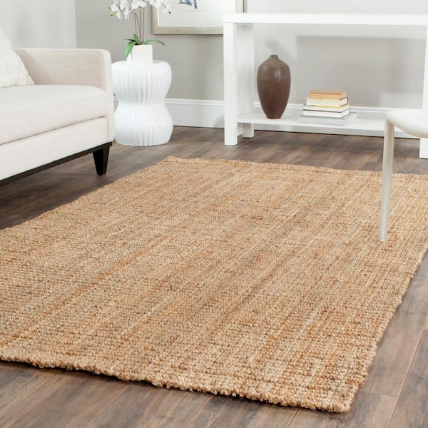 Natural Fiber Beige Doormat 2 ft. x 4 ft. Solid Area Rug