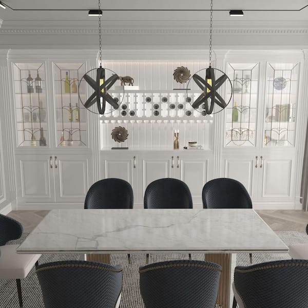 Maxax Frankfort 60W 1-Light 10.24 In. Black Farmhouse Island Globe Iron Dimmable Mini Pendant Light Dining Kitchen Lighting