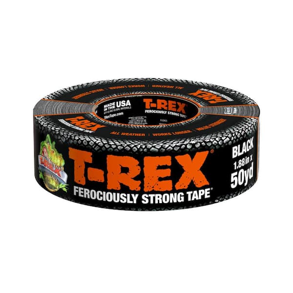 T-REX 1.88 in. x 50 yds. Black Duct Tape