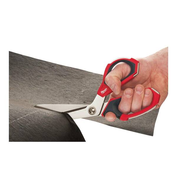 Milwaukee - Jobsite 4.5 in. Micro-Serrated Blade Offset Scissors