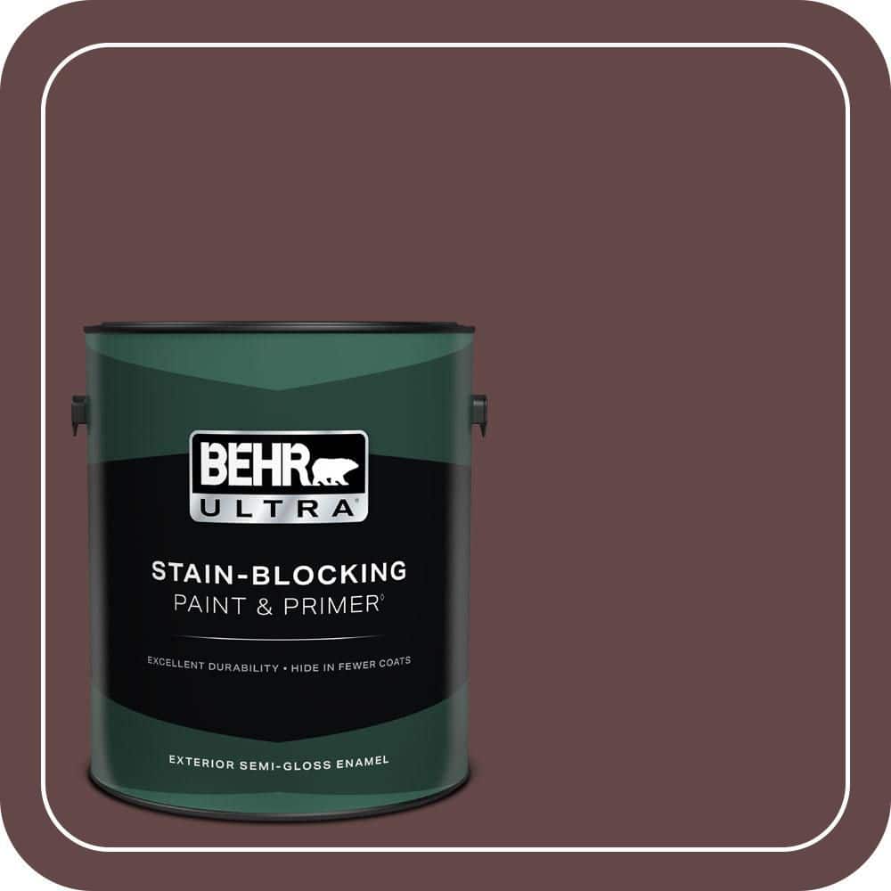 1 gal. #120F-7 Plum Raisin Semi-Gloss Enamel Exterior Paint & Primer price history on PriceWatchPro