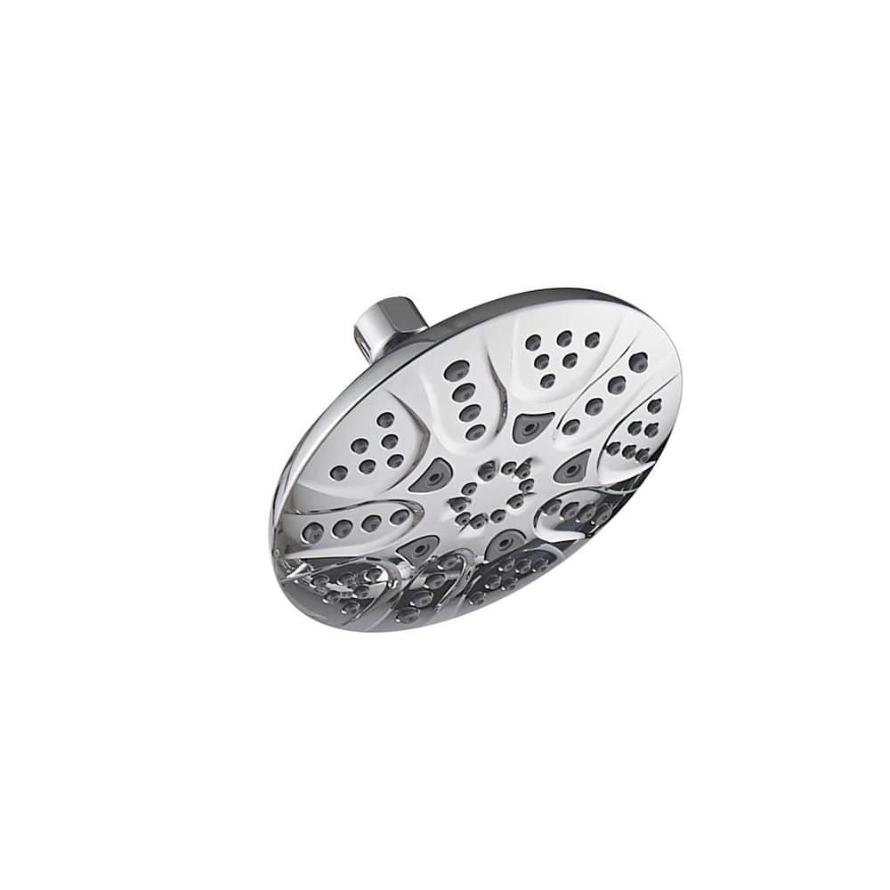 6-Spray Patterns with 2.5 GPM 6 in. Wall Mount Rain Fixed Shower Head in Polished Chrome price history on PriceWatchPro