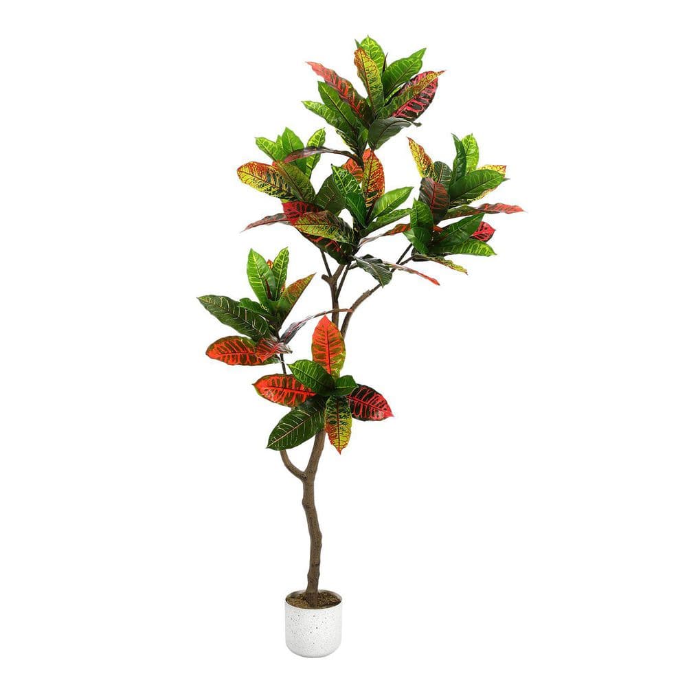 5FT Realistic Artificial Fiddle Leaf Fig Tree –Tall Faux Ficus Lyrata in Pot – Large Decorative Indoor Plant price history on PriceWatchPro