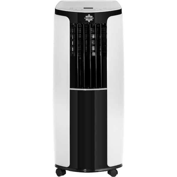 KINGHOME 6,000 BTU Portable Air Conditioner Cools 250 Sq. Ft. with Dehumidifer, 3 Speed Fan, LED Display and Timer in White