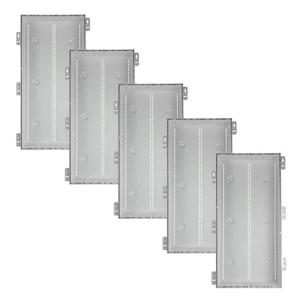 On-Q 30-inch Wi-Fi Ready Structured Media Plastic Enclosure, No Cover, 5-Pack