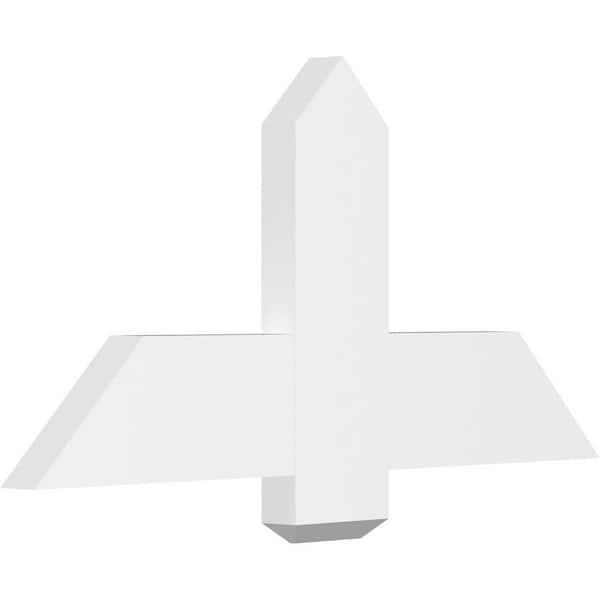 Ekena Millwork Eugene 36 in. W x 18 in. H x 2 in. D Signature Polyurethane Bracket