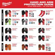 X-Large High Visibility Level 3 Cut Resistant Polyurethane Dipped Work Gloves