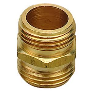 3/4 in. MHT Brass Hex Coupling Fitting Hose Connector