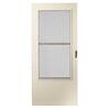EMCO 200 Series 36 in. x 80 in. Almond Universal Triple-Track Storm Door with Black Hardware E2TT-36AL