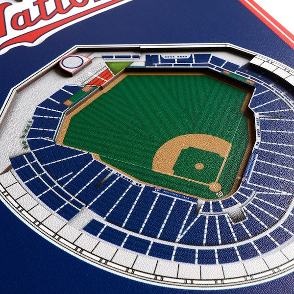 YouTheFan MLB Washington Nationals Wooden 8 in. x 32 in. 3D Stadium Banner-Nationals  Park 0952640 - The Home Depot