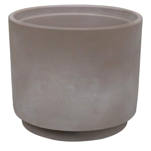 Southern Patio Cylinder 6 in. x 5.3 in. Chocolate Clay Pot