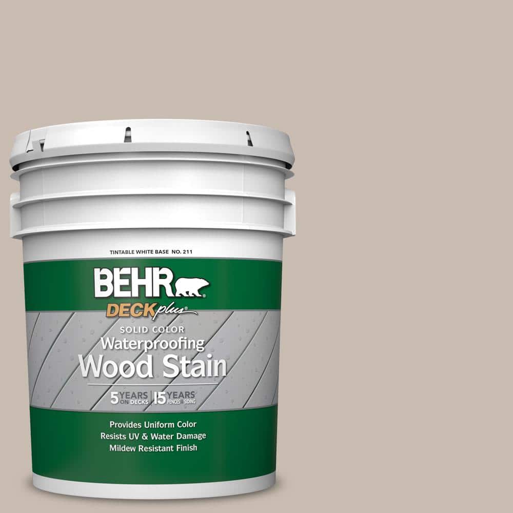 5 gal. #ECC-44-1 Barley Field Solid Color Waterproofing Exterior Wood Stain
