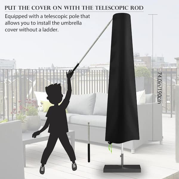 covers for patio umbrellas MEVBC Umbrella Cover, Water Resistant Replacement with Zipper and Rod Fit 9-13 Ft Outdoor Cantilever Umbrellas, Red : Patio, Lawn & Garden Extend the life of your cantilever umbrella and keep it looking like new season after season with the Offset Outdoor Umbrella Cover by Pure Garden OGETFUUR 3-Piece Patio Umbrella Covers