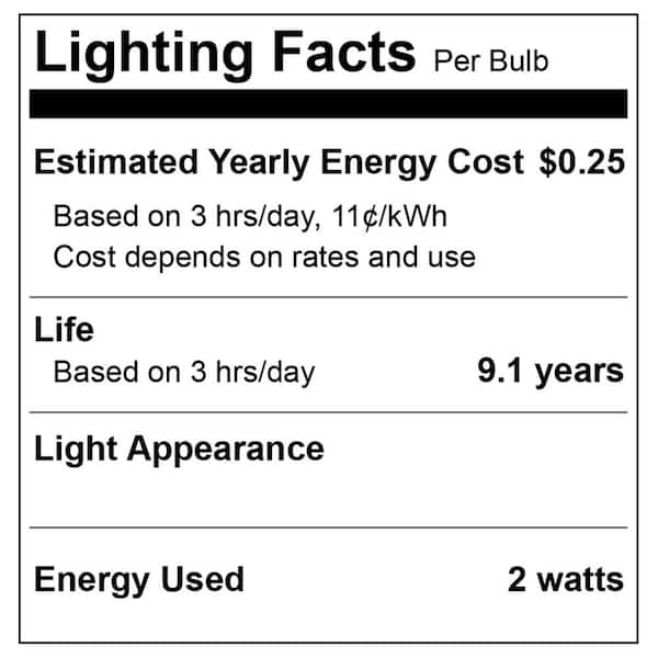 BLUEX BULBS 75-Watt Equivalent T10 Household Indoor LED Light Bulb in Warm  White (4-Pack) T10-185CM-8W-27 - The Home Depot