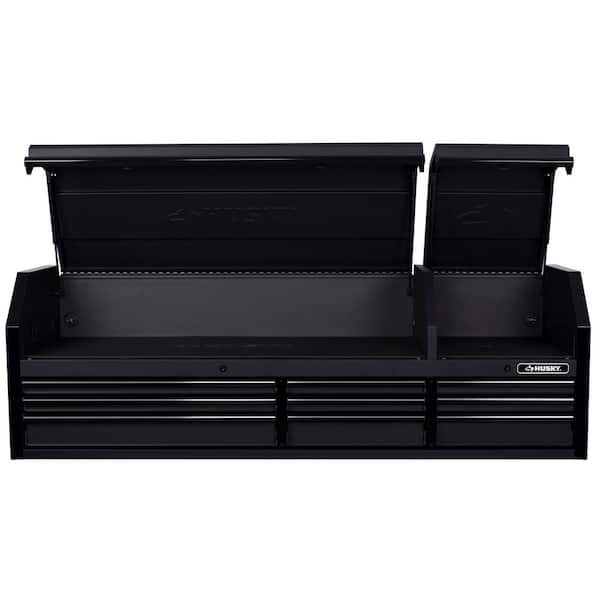 Husky Tool Storage 72 in. W x 23 in. D Heavy Duty Matte Black Top Tool Chest