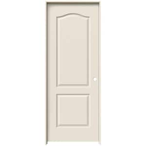 Steves & Sons 30 in. x 80 in. 2-Panel Archtop Left-Hand Unfinished Knotty  Pine Wood Single Prehung Interior Door with Bronze Hinges SIP0000006242 -  The Home Depot