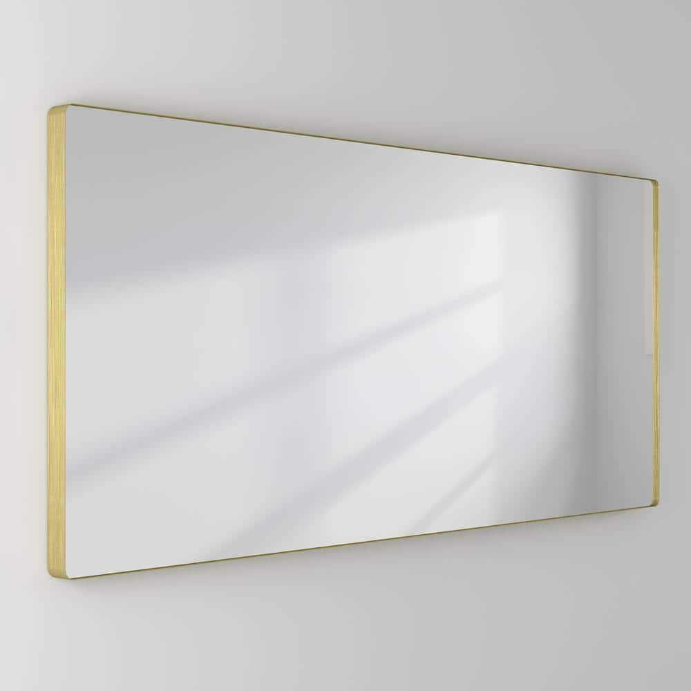 Klajowp 72 in. W x 32 in. H Large Rectangular Framed Wall Mounted ...