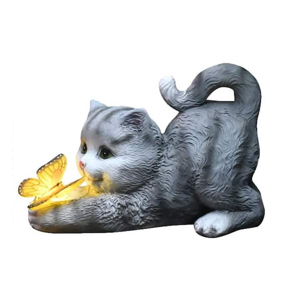  Gojoamoy Precious Mama Cat and Kitten Figurine, Funny Cat  Statue Outdoor Decor for Patio Lawn Yard, Flower Bed Onament Art Kitty  Sculpture : Patio, Lawn & Garden