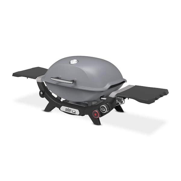 Weber Q 2800N+ Portable Liquid Propane Gas Grill in Smoke Grey