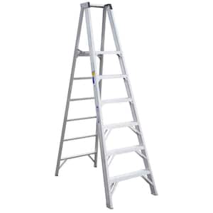 6 ft. Aluminum Platform Step Ladder with 300 lb. Load Capacity Type IA Duty Rating