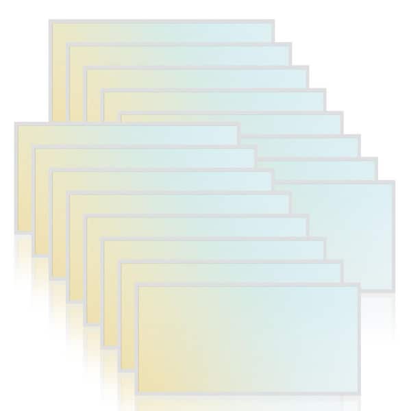 70-Watt 2x4 ft. LED Backlit Flat Panel Light, 5CCT, Up to 8500LM, 120º Beam,Dimmable 0-10V, IC & Damp Rated, ETL 16 Pack