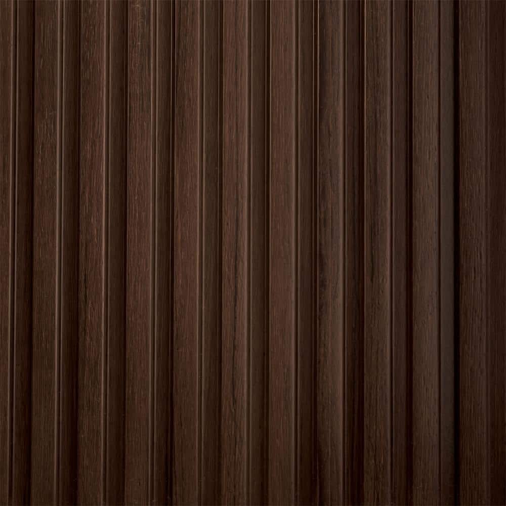Teak 94.5" 3D Wood Slat Wall Panels