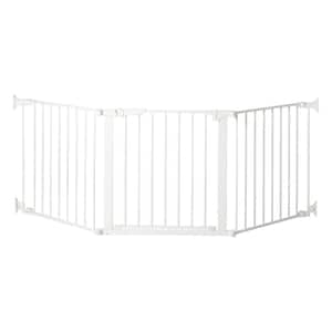 Custom Fit Auto Closing ConfigureGate Baby Gate with 30 in. Door, White