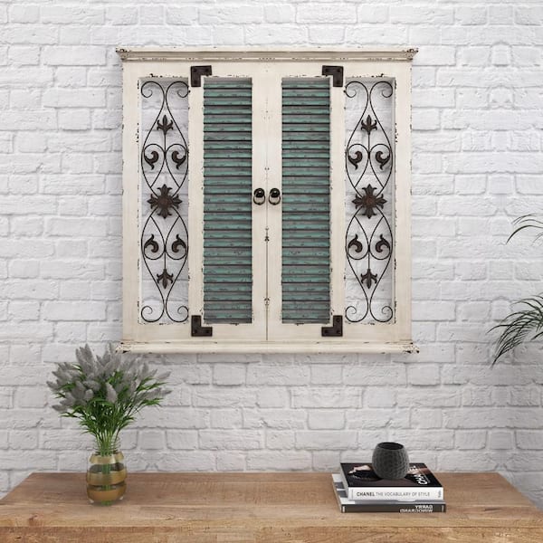 Wooden Decor Blinds Window,Wooden outlets Wall Decor,New Year Gift,New Home Gift,Balcony Wall Decor,Garden Decor