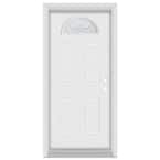 Stanley Doors 32 in. x 80 in. Colonial 9Lite 2-Panel Painted White  Left-Hand Steel Prehung FrontDoor with Internal Grille 9210S-32-L - The  Home Depot