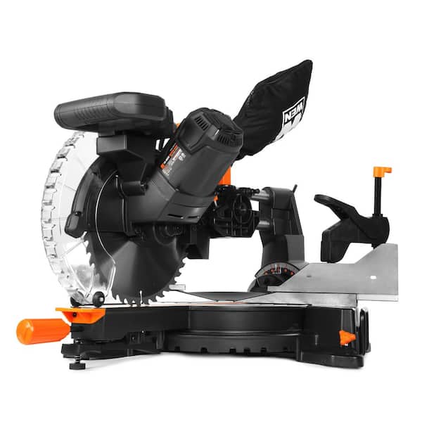 WEN MM1015 15 Amp 10 in. Dual Bevel Sliding Compound Miter Saw with LED Cutline - 2