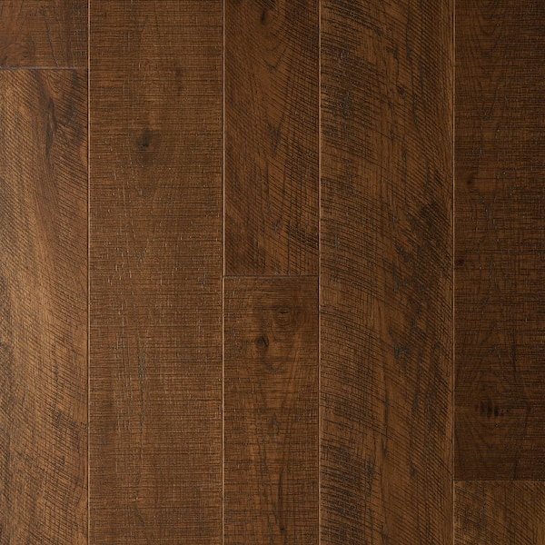 Mandalay Hickory 1/2 in. T x 5 & 7 in. W Water Resistant Distressed Engineered Hardwood Flooring (24.9 sq. ft./case)
