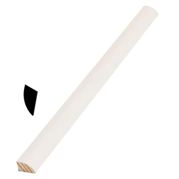 American Wood Moulding WM 131 1/2 in. x 3/4 in. Pine Primed Finger-Jointed Shoe Moulding