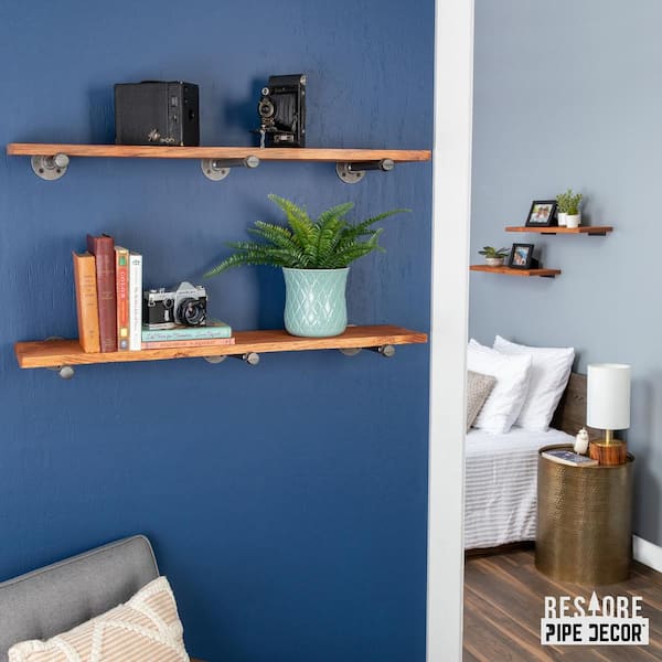 PIPE DECOR 36 in. x 7.5 in. x 6.75 in. Sunset Cedar Restore Wood