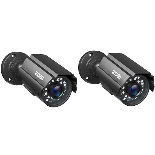 2Pcs 1080P CCTV Hardwired Outdoor Home Security Cameras 4 in 1 HD TVI/CVI/AHD/CVBS for 960H,720P,1080P,5MP,4K analog DVR