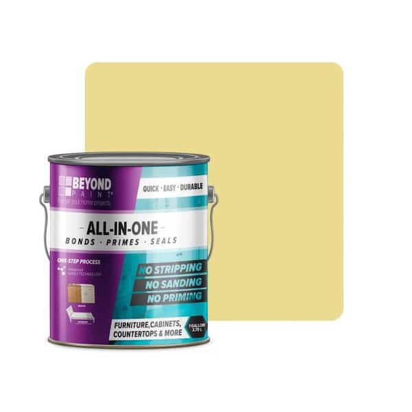 1 gal. Buttercream Cabinets, Countertops, Furniture & More Multi-Surface All-in-One Interior/Exterior Refinishing Paint