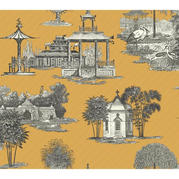York Wallcoverings Mandarin Strippable Roll Wallpaper (Covers 60.75 sq. ft.)