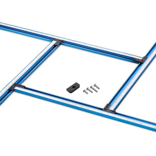 Juice Groove Router Jig, Router Tool & Templates Guide System, Adjustable Precision Frame for Recesses Slots, Inlays