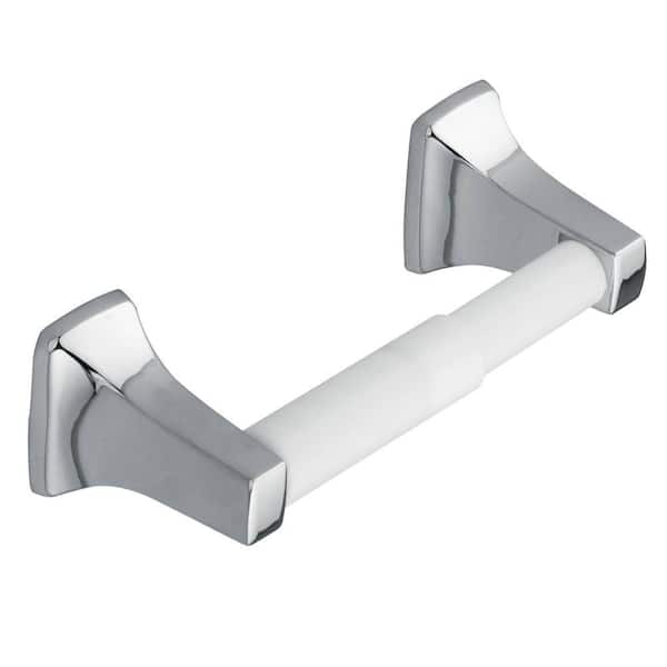 MOEN Contemporary Double Post Toilet Paper Holder in Chrome