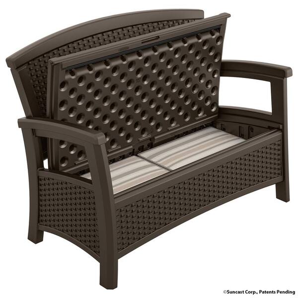 patio loveseat with storage