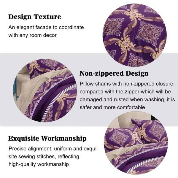 7-Piece All Season Bedding Queen Size Comforter Set Ultra Soft Polyester  Elegant Bedding Comforters