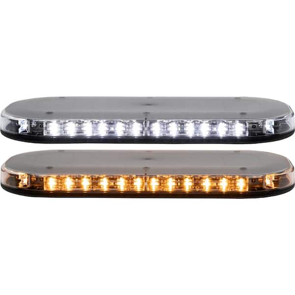 Buyers Products Company Class 1 Low Profile Oval LED Mini Light Bar - Amber/Clear