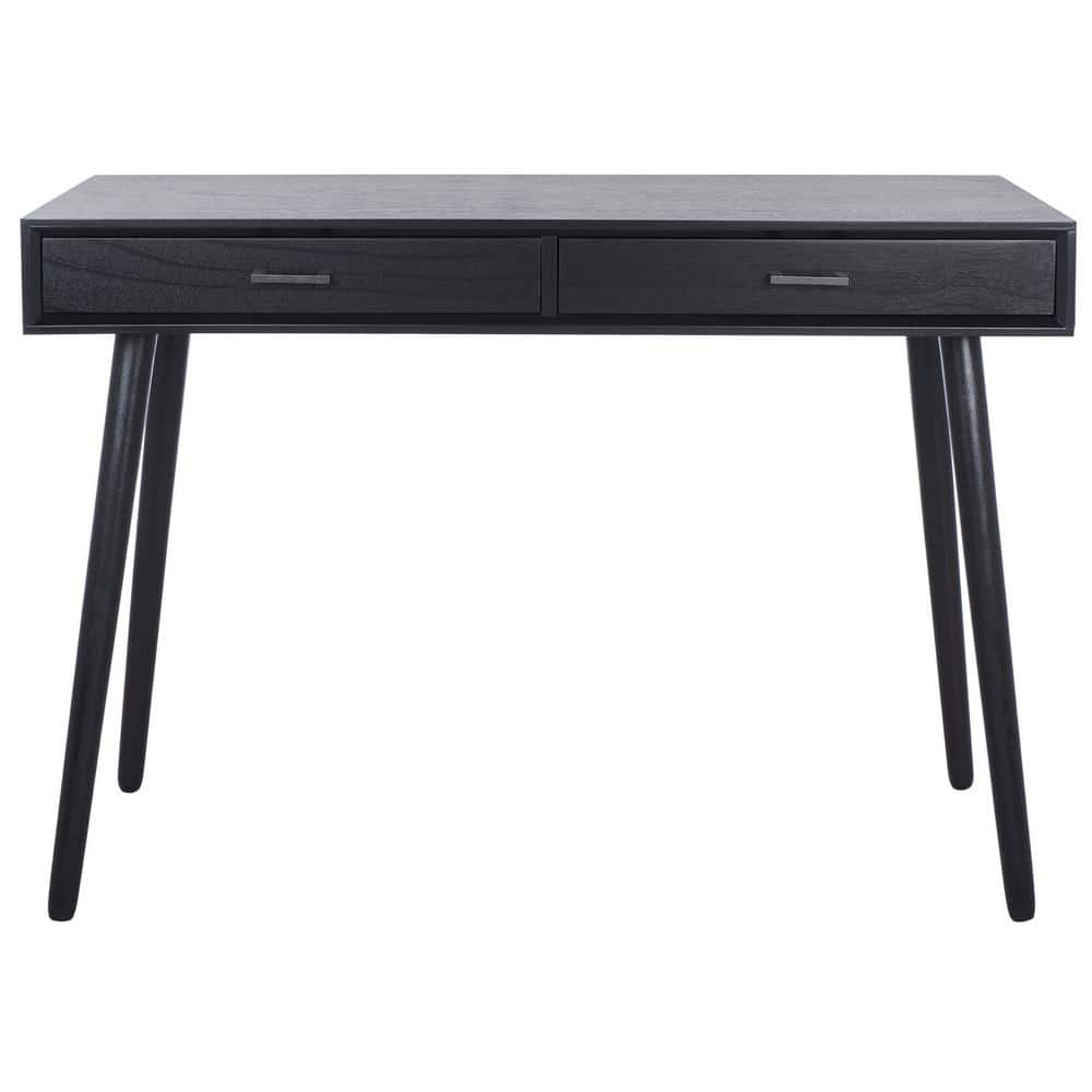 Safavieh O  Dwyer Solid Retro 2 Drawer Writing Desk  Black