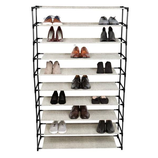 Simplify 10 Tier 50 Pair Shoe Rack