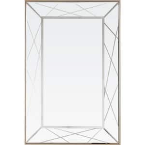 Insley 42 in. x 28 in. Modern Rectangle Framed Decorative Mirror
