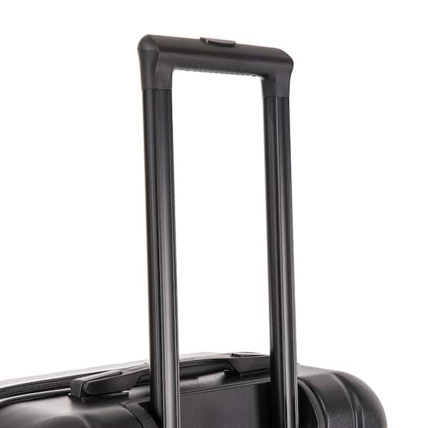 DUKAP Zahav Light-Weight 20 in. Black Hard side Spinner Luggage